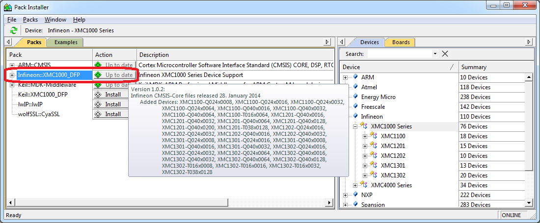 Mdk For Infineon Xmc Installation Activation